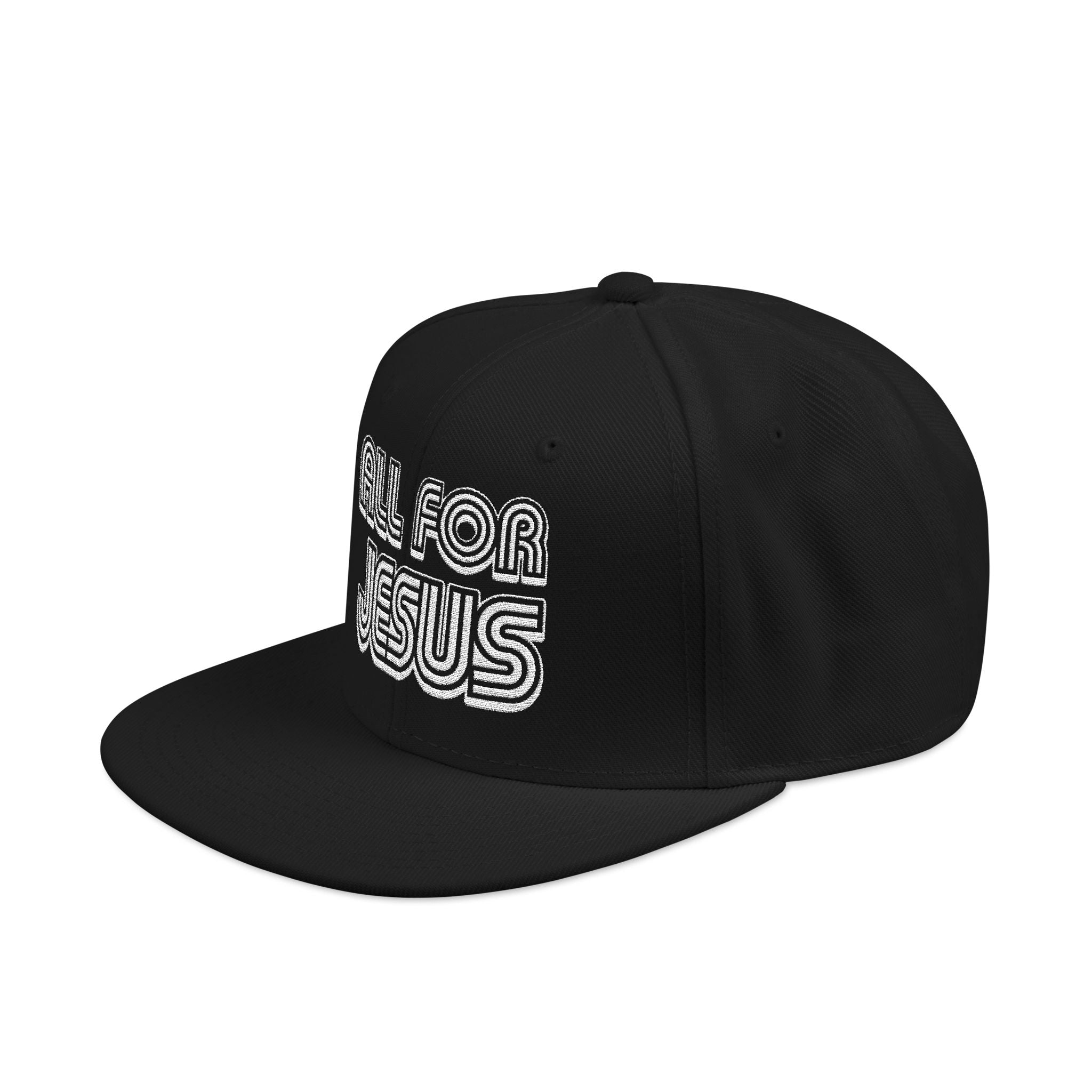 All for Jesus | Embroidered Snapback Cap