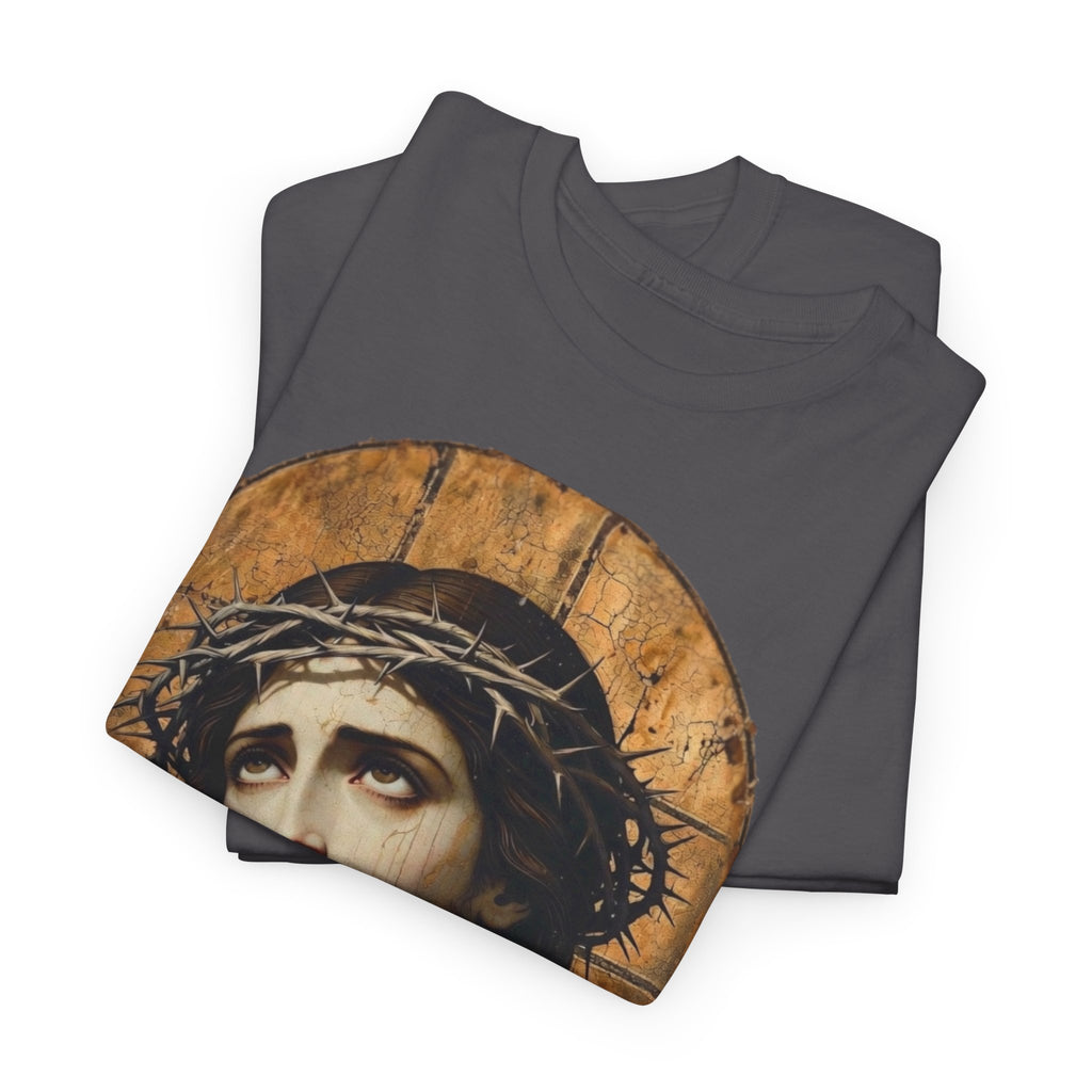 Jesus Crown of Thorns | Heavy T-Shirt