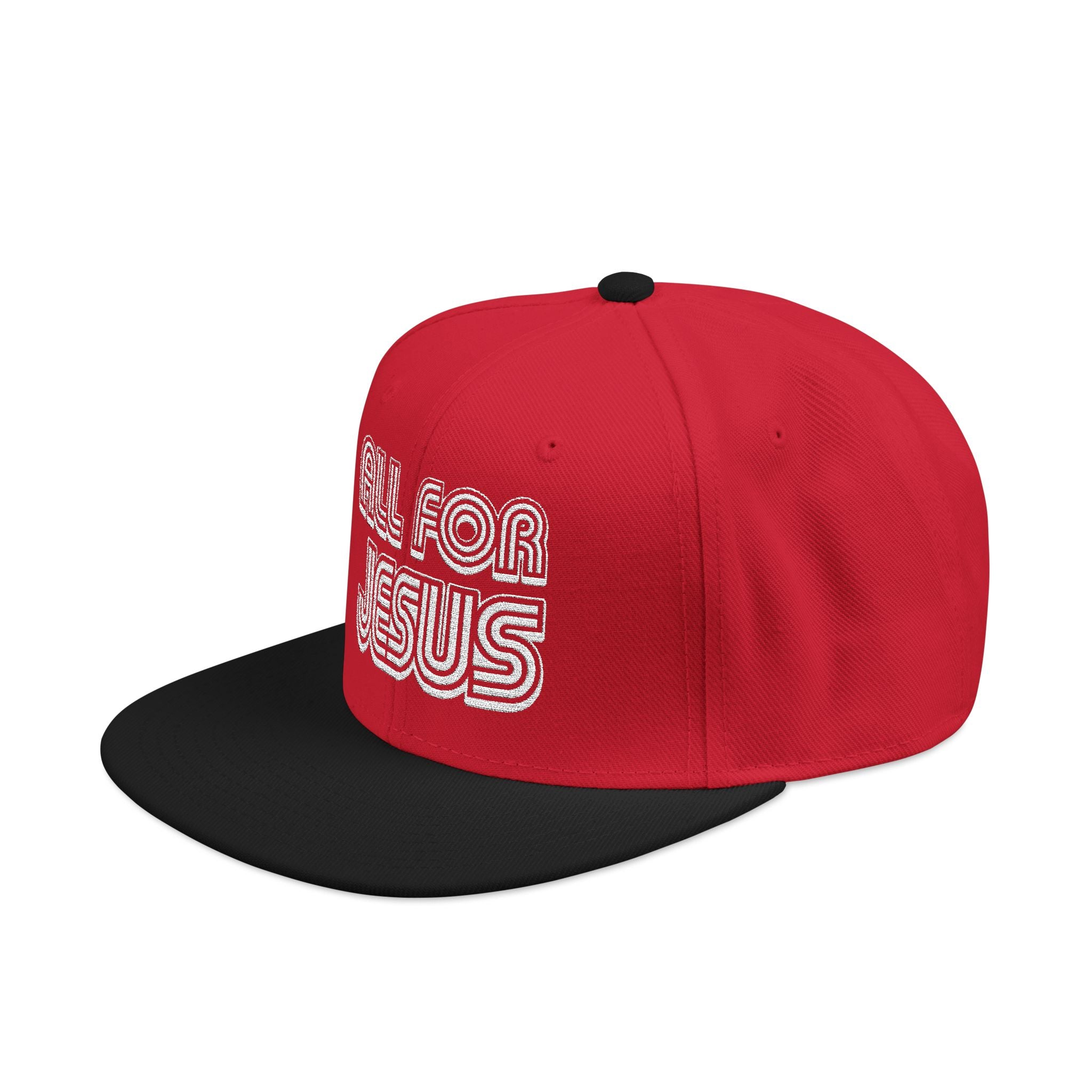 All for Jesus | Embroidered Snapback Cap