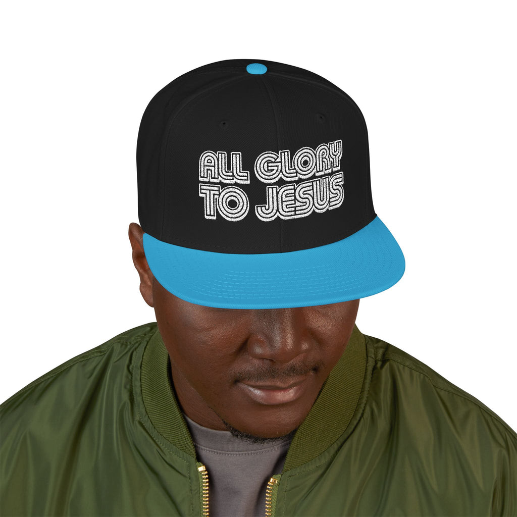 All Glory to Jesus | Embroidered Snapback Cap