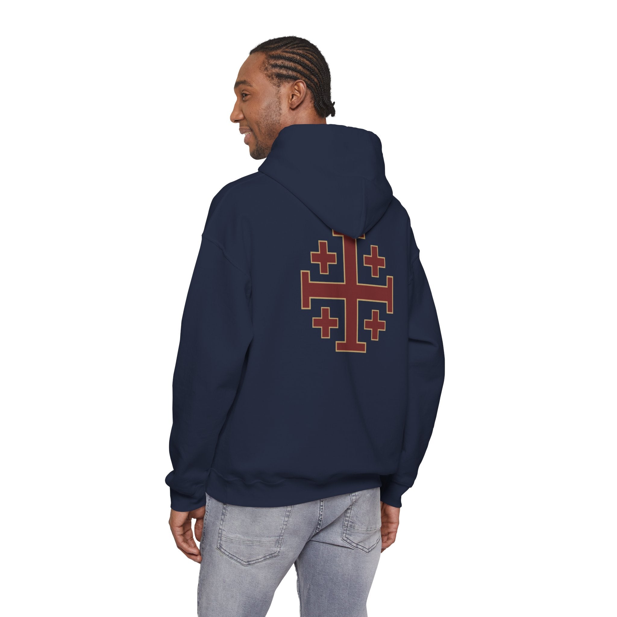 Christ is King | Jerusalem Cross Hoodie