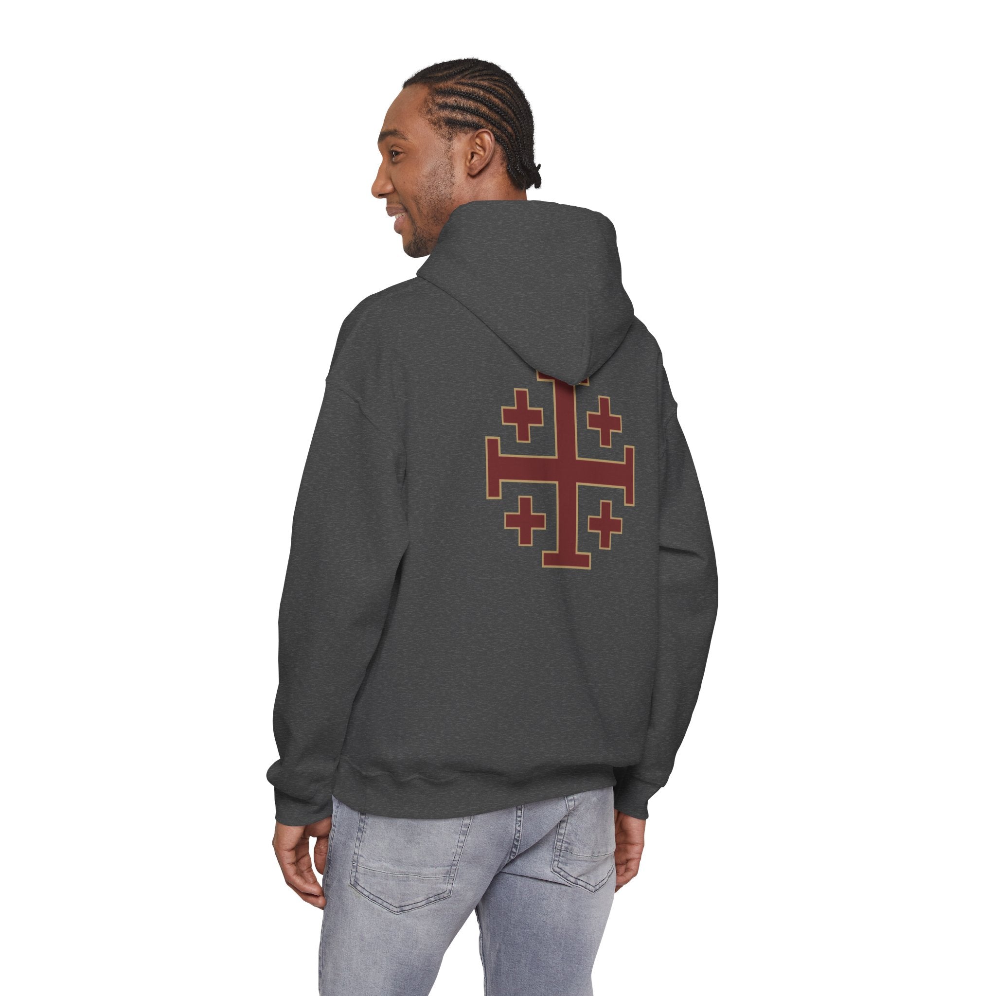 Christ is King | Jerusalem Cross Hoodie