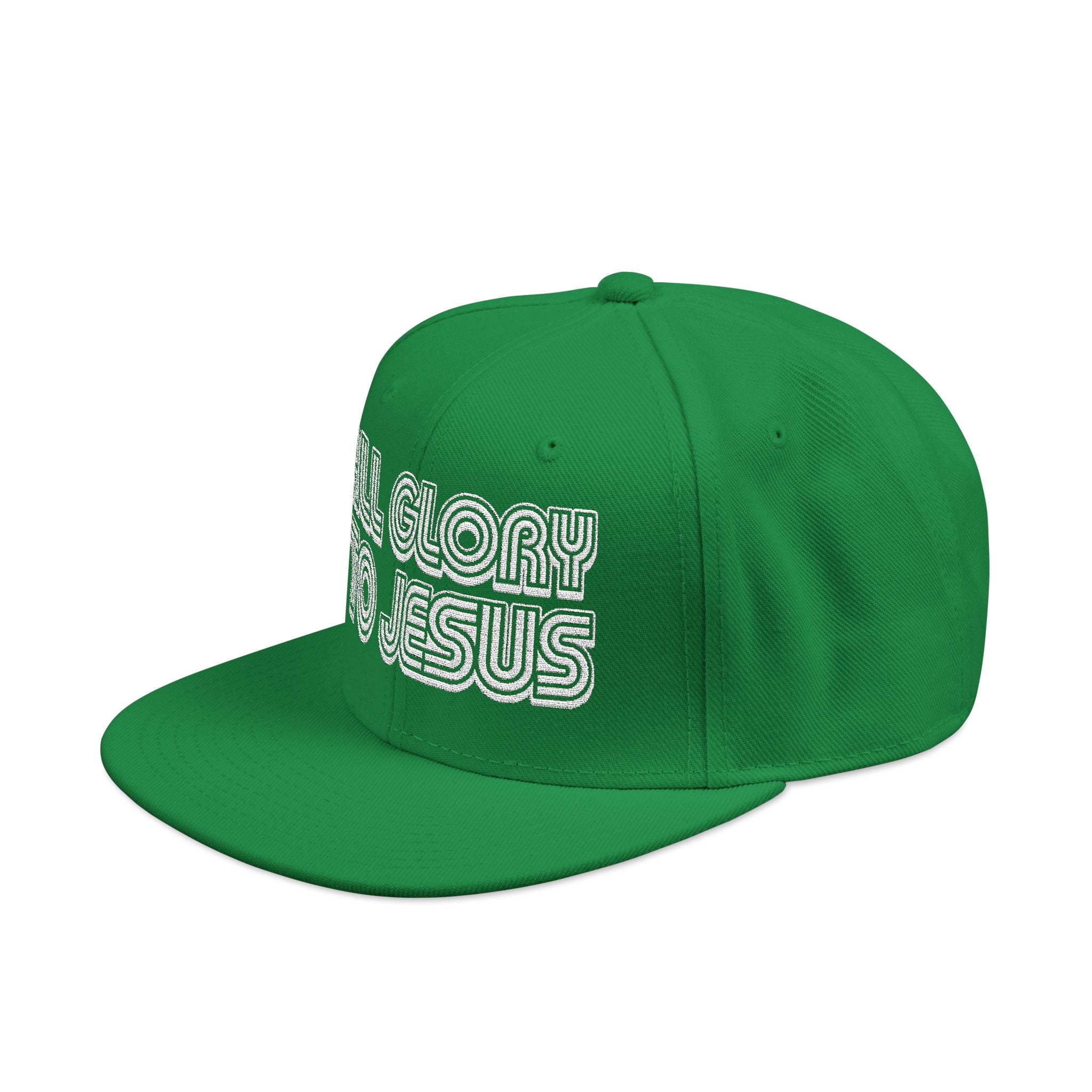 All Glory to Jesus | Embroidered Snapback Cap | Limited Edition