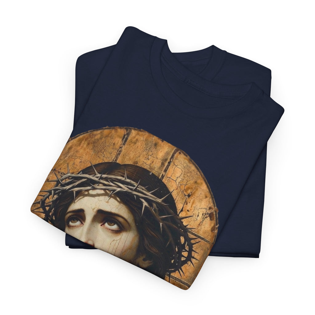 Jesus Crown of Thorns | Heavy T-Shirt