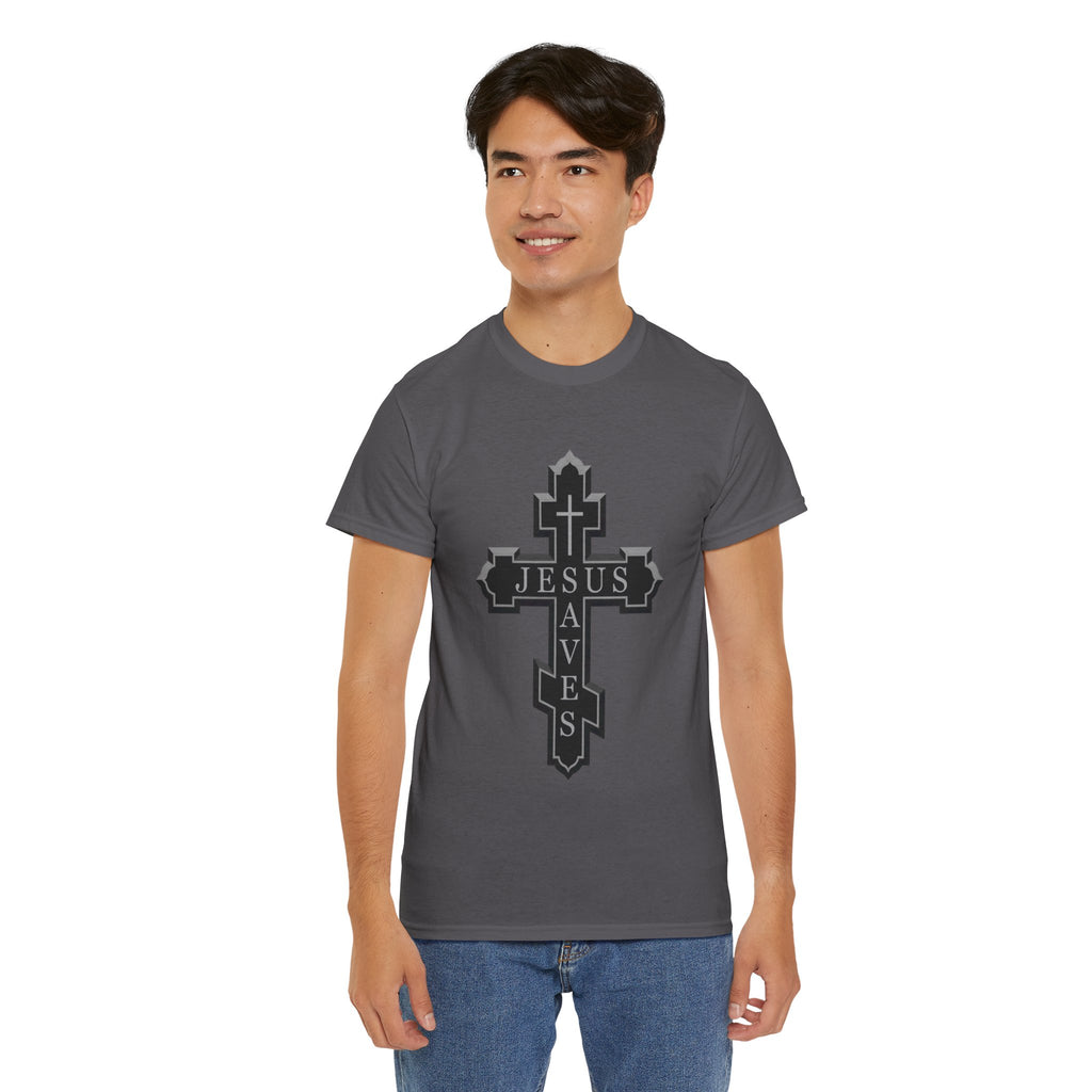 Jesus Saves | Heavy T-Shirt