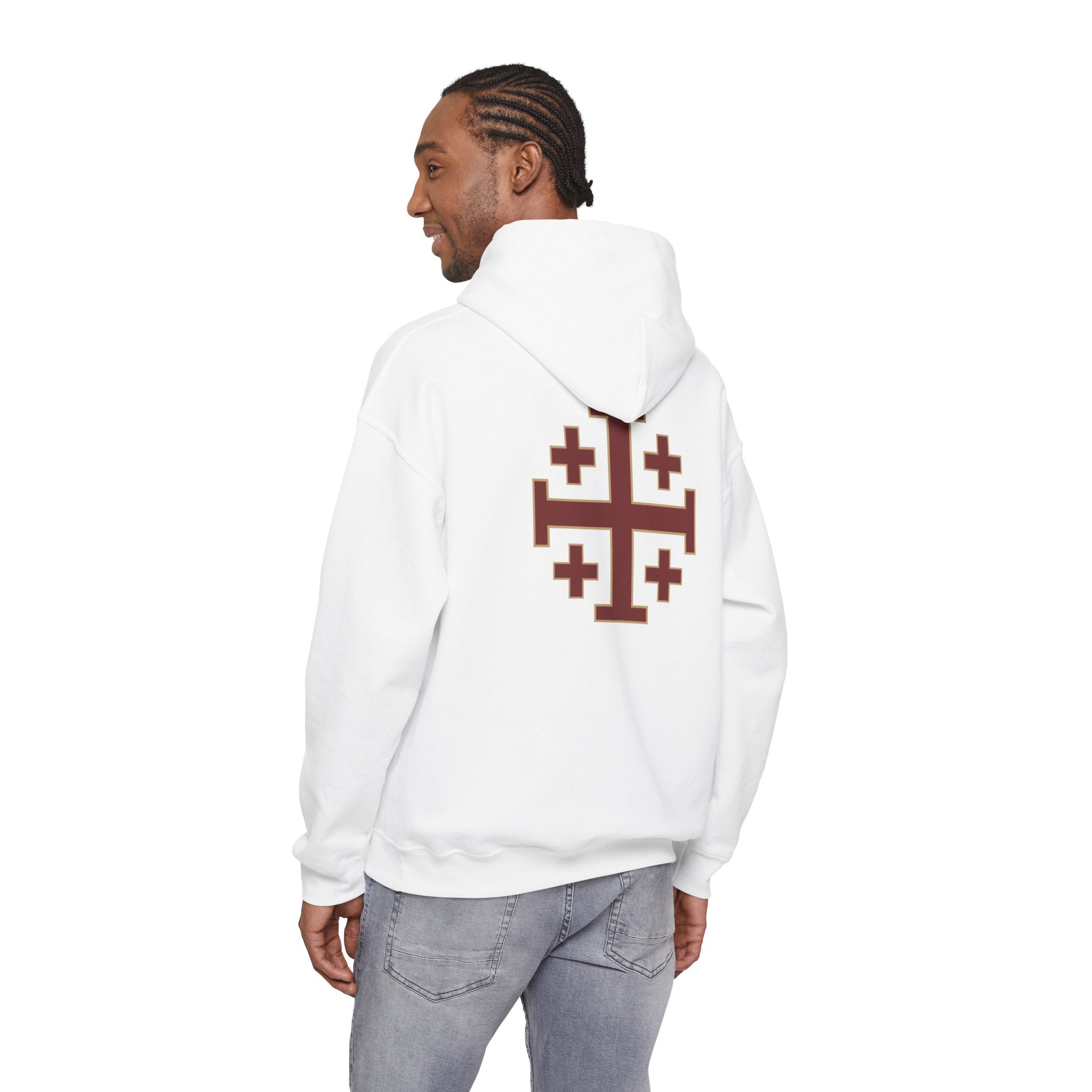 Christ is King | Jerusalem Cross Hoodie