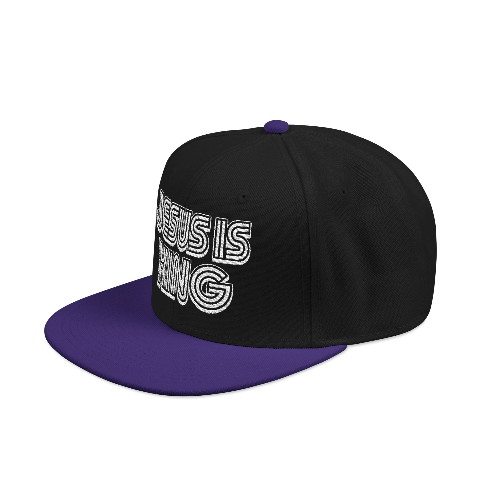 Jesus is King | Embroidered Snapback Cap