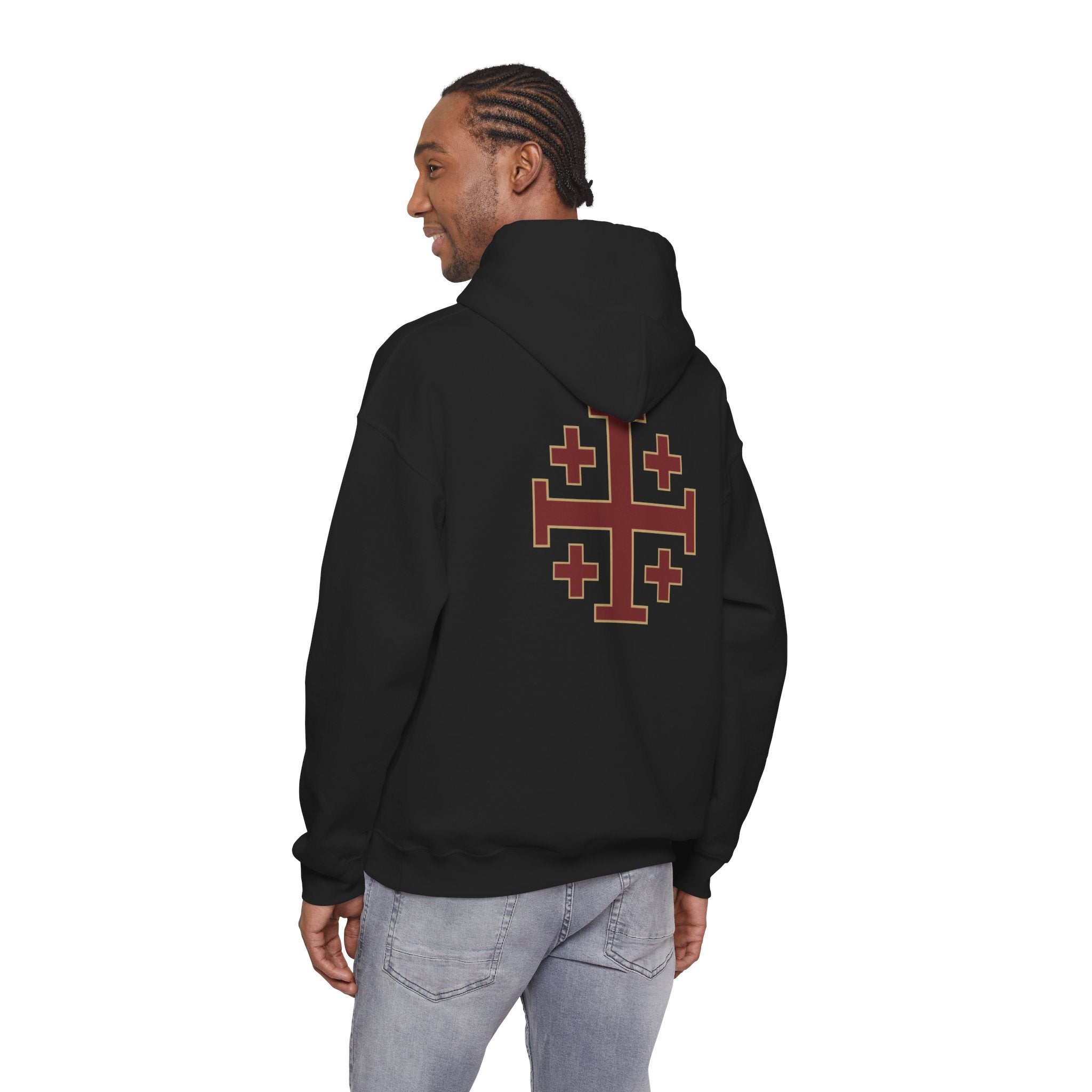 Christ is King | Jerusalem Cross Hoodie