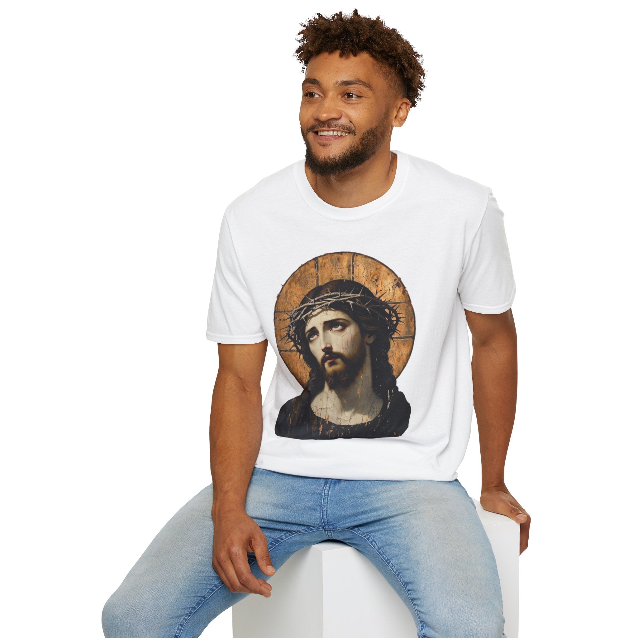 Jesus Crown of Thorns | Lightweight T-Shirt