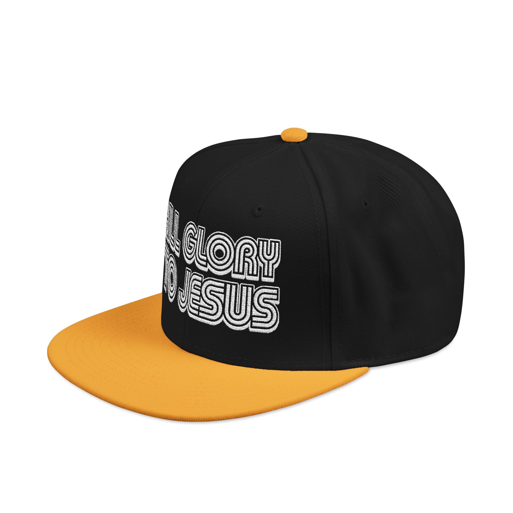 All Glory to Jesus | Embroidered Snapback Cap
