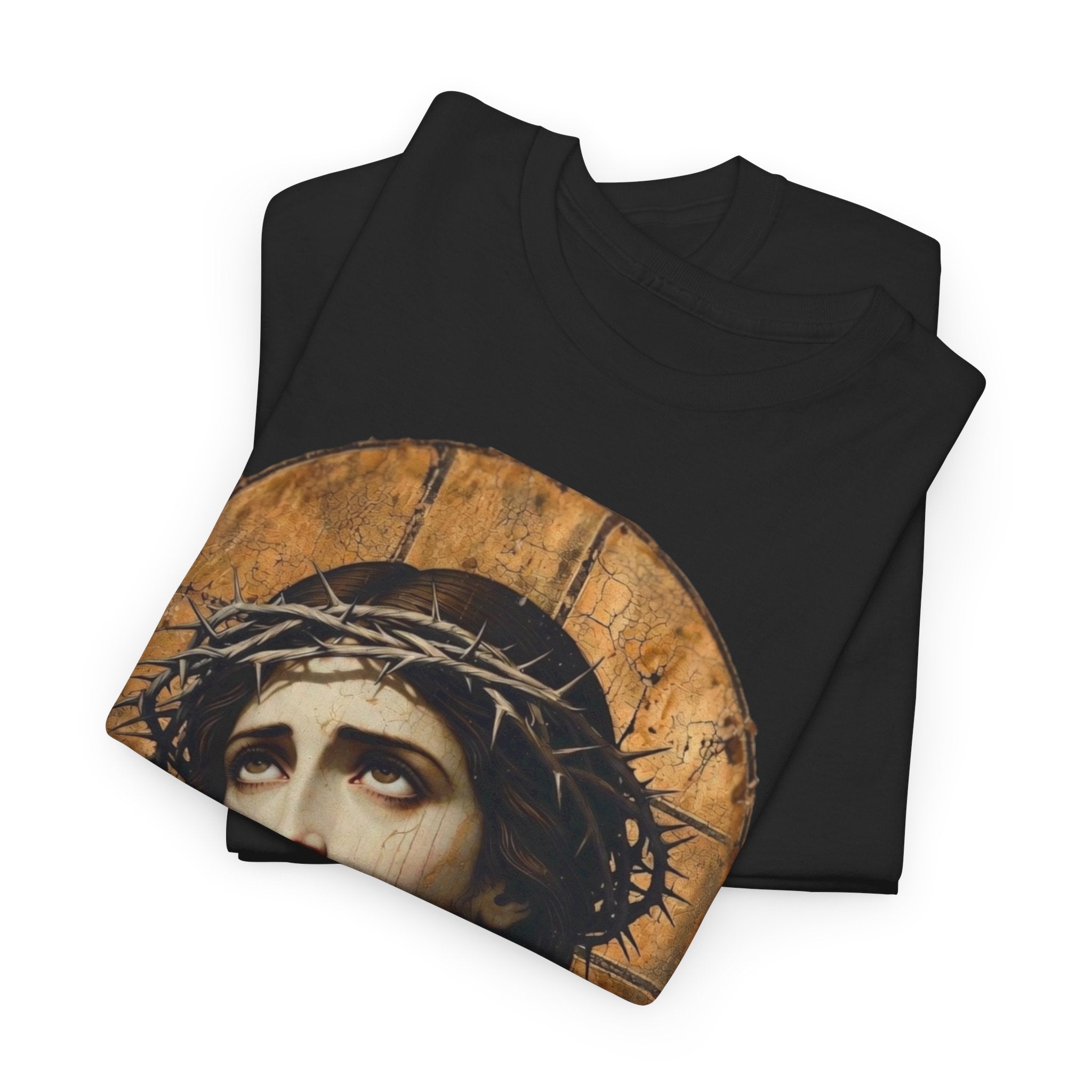 Jesus Crown of Thorns | Heavy T-Shirt