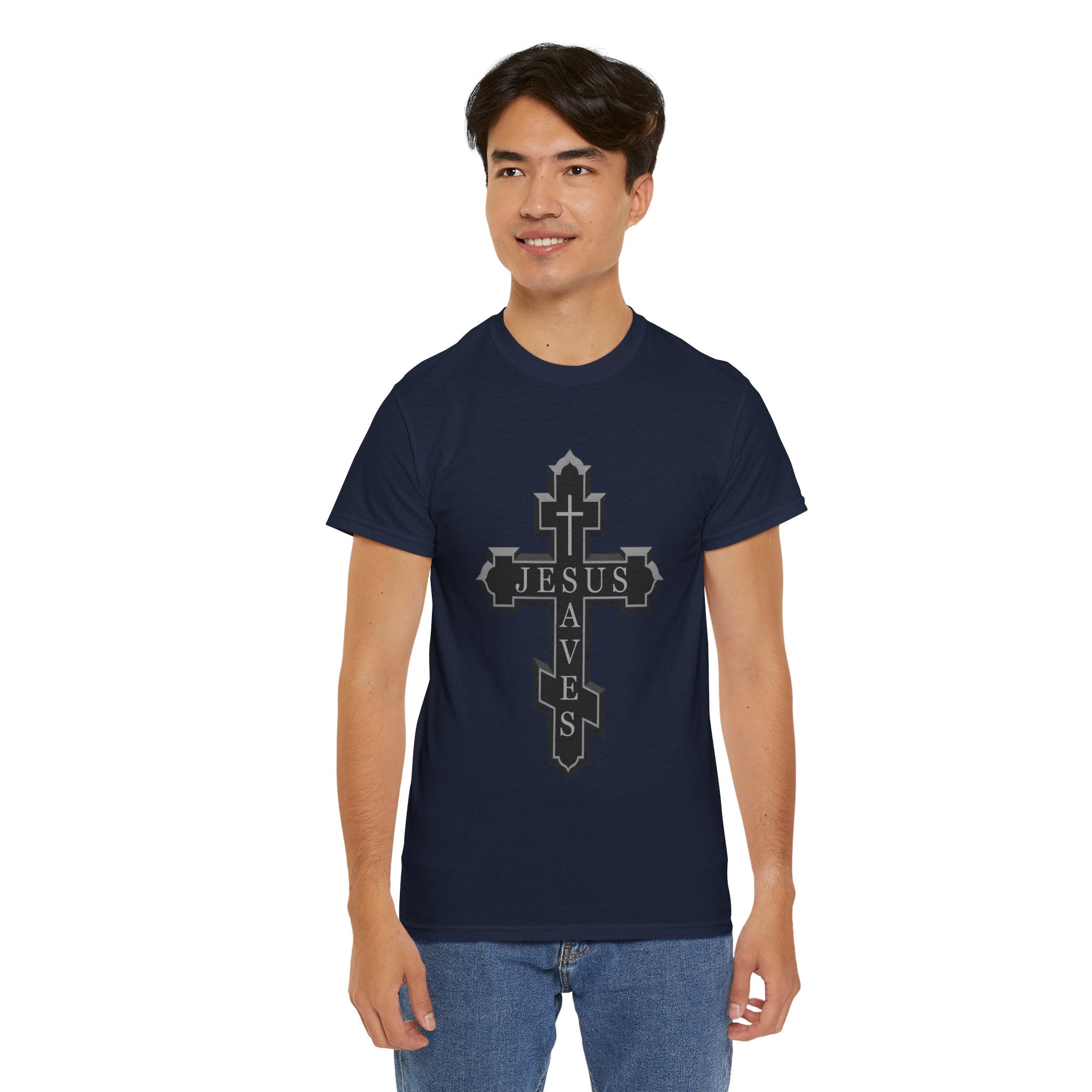 Jesus Saves | Heavy T-Shirt