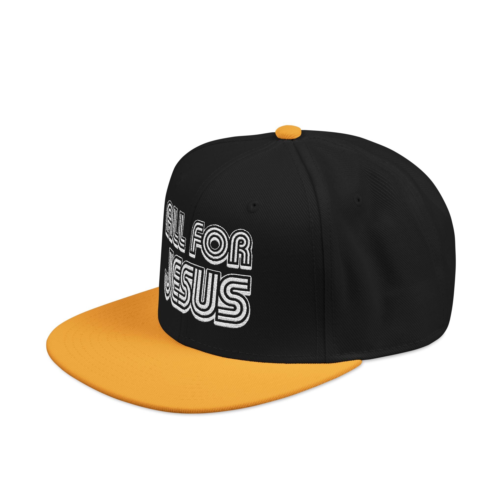 All for Jesus | Embroidered Snapback Cap