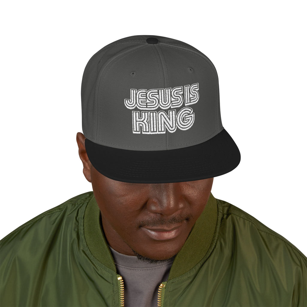 Jesus is King | Embroidered Snapback Cap