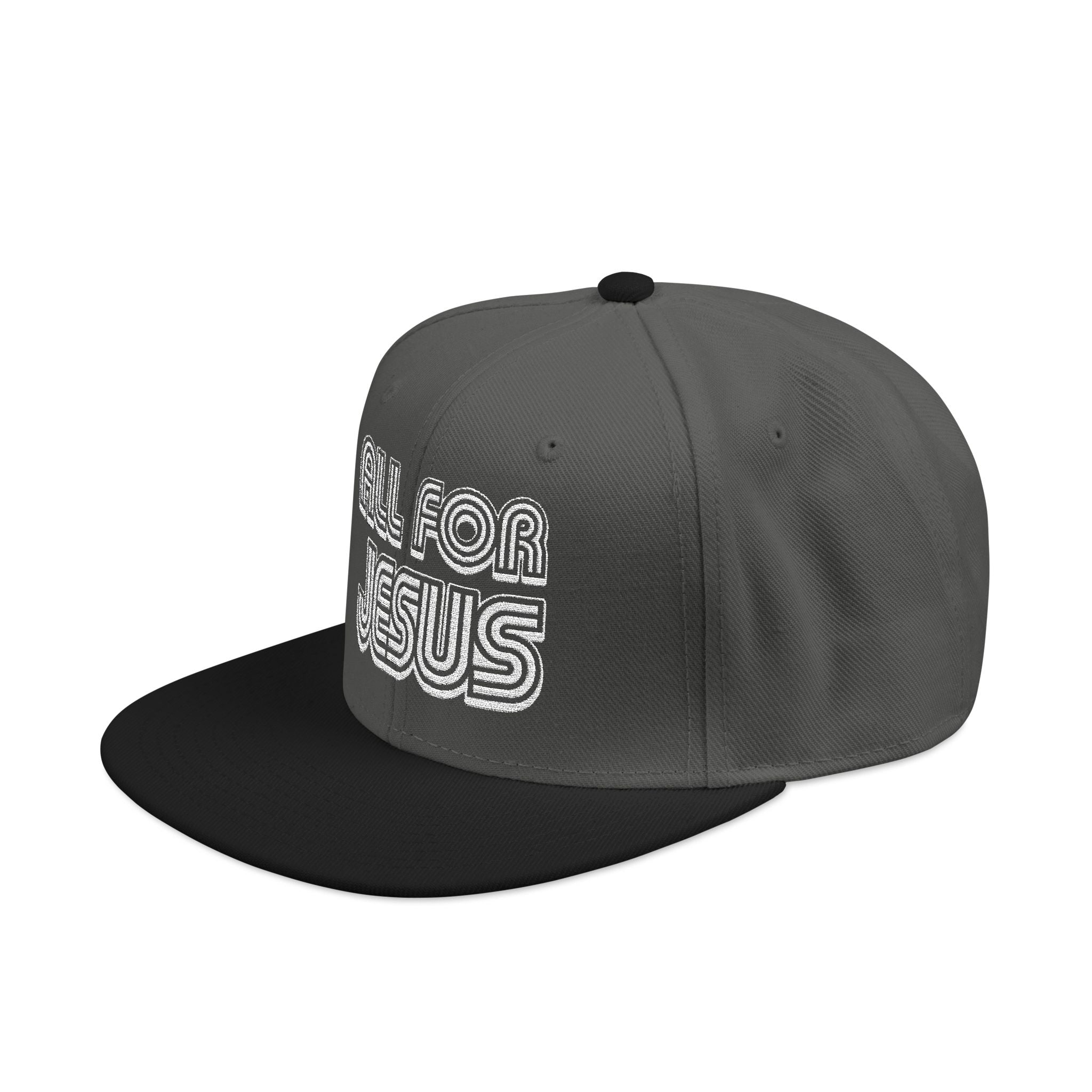 All for Jesus | Embroidered Snapback Cap