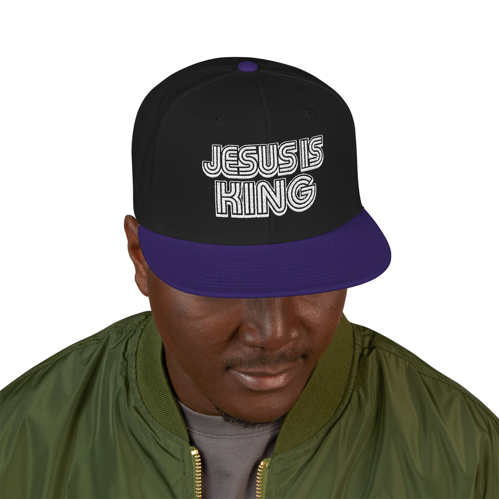 Jesus is King | Embroidered Snapback Cap | Limited Edition